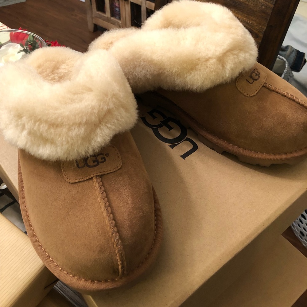 UGG Coquette Slipper Chestnut Size 8